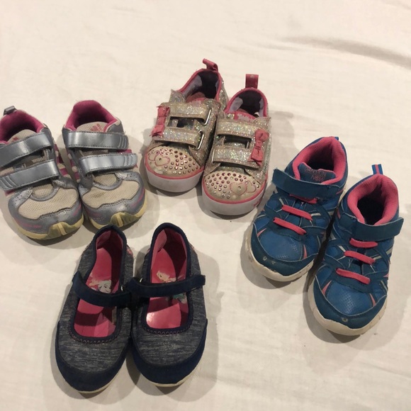 Adidas, Paw Patrol, Skechers, Dsnskin Other - Lot of 4 Kids Shoes, (2) Size 8 1/2, (2) Size 9